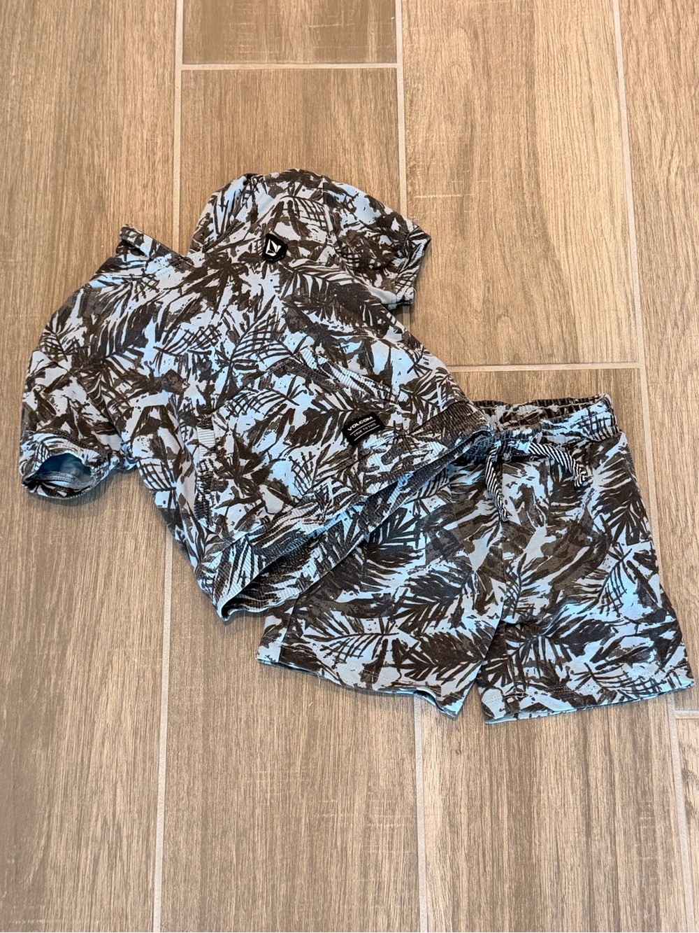 Volcom Set 24 Months Tropical Print Cotton